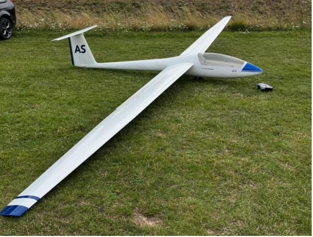 LS4 8m d’envergure Full fibre, Enlèvement, Utilisé, Autres types, RTF (Ready to Fly)