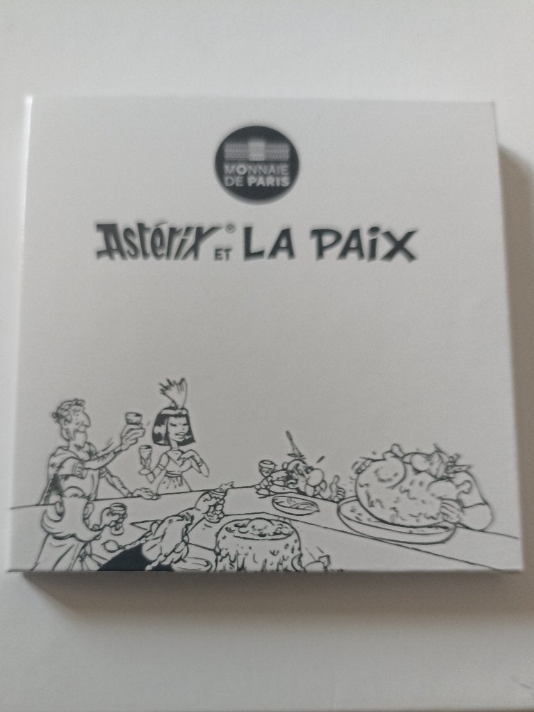 France 50 euro 2015 Astérix La Paix Le banquet - BU Ag900, Enlèvement ou Envoi, Argent, Autres valeurs, France