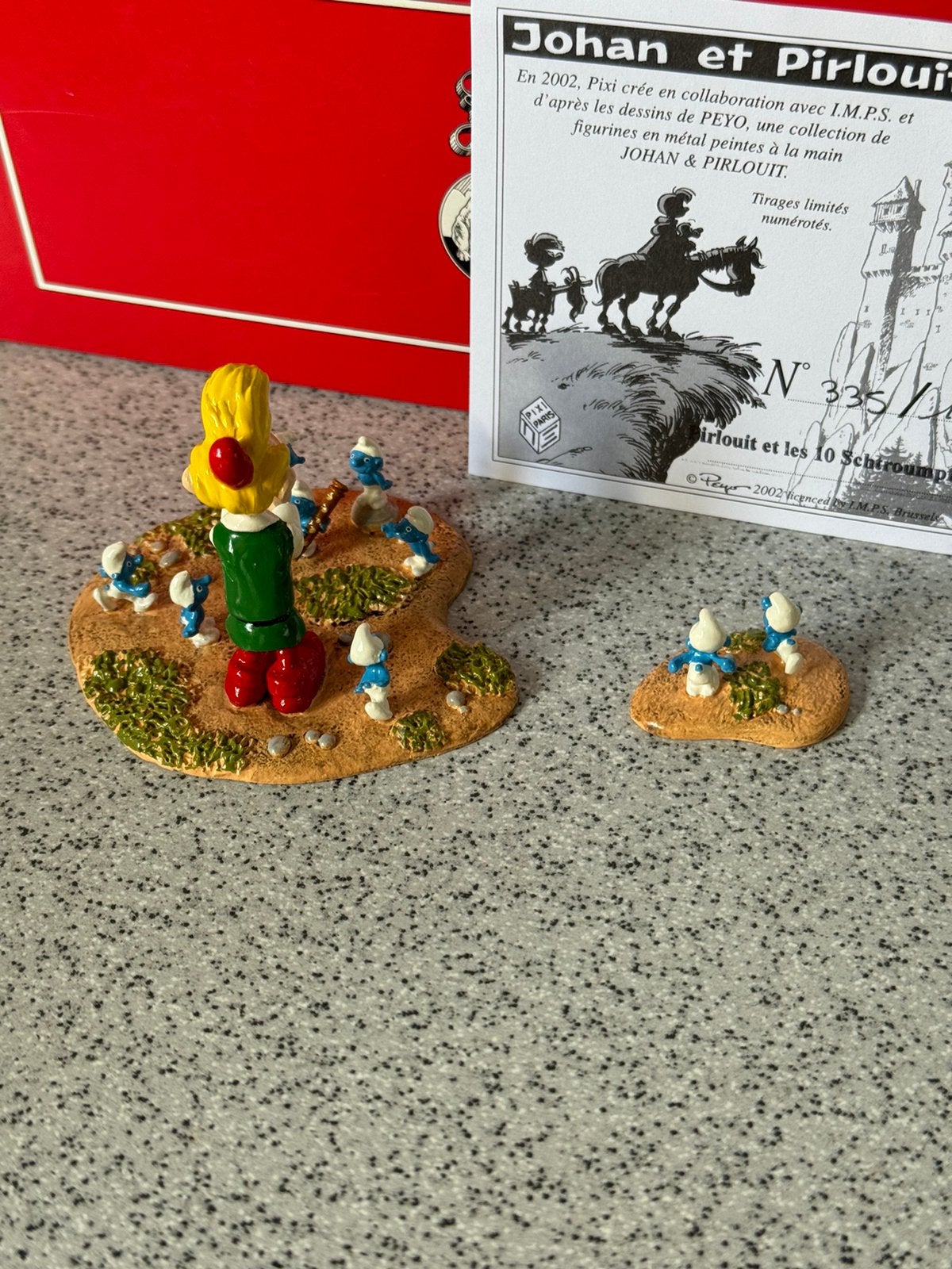Pirlouit en de 10 smurfen pixi, Ophalen of Verzenden, Zo goed als nieuw