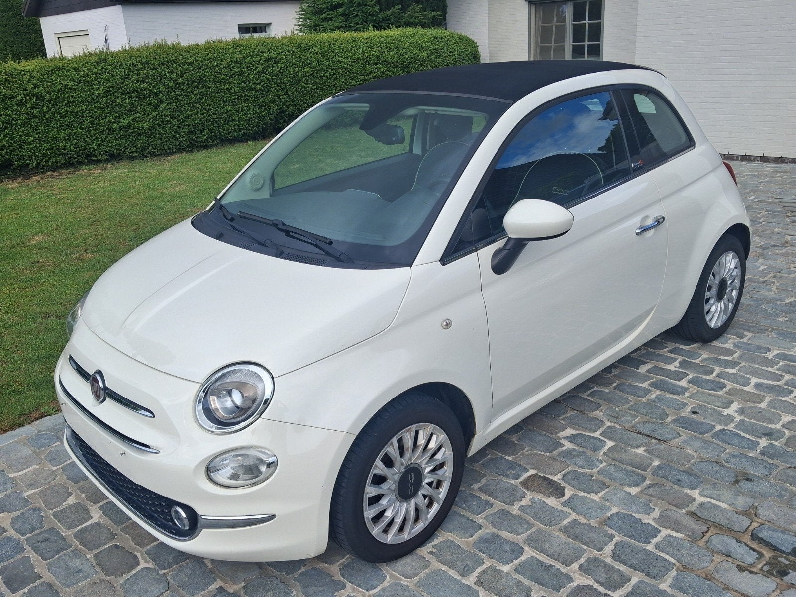 fiat 500c cabrio al blanco gekeurd vvk *airco*, Parkeersensor, Particulier, 500C, Te koop