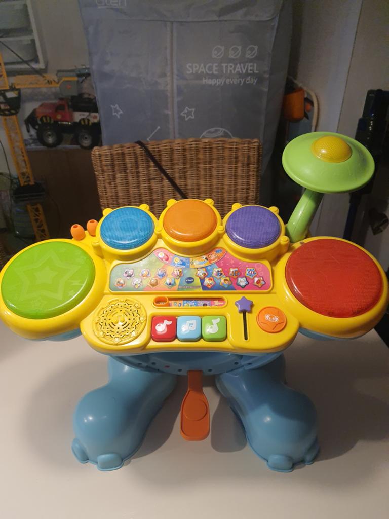 Vtech drumstel, Ophalen