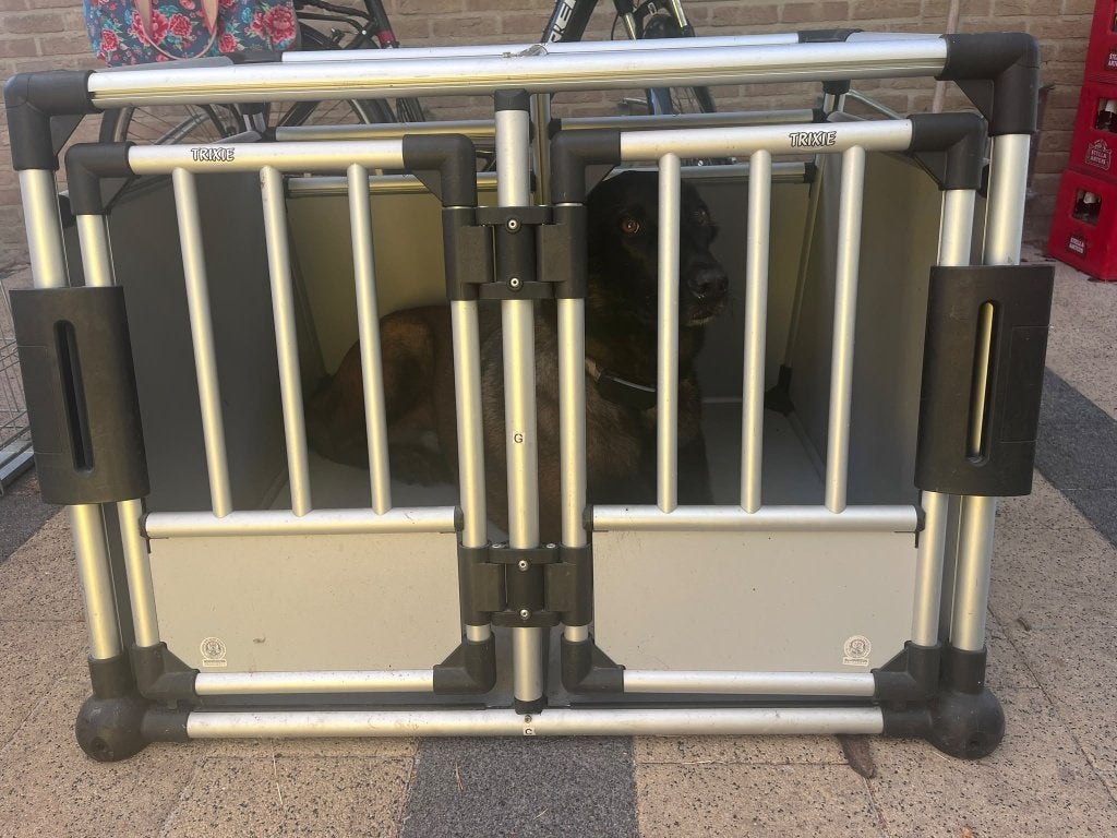 Hondenbench auto 80 x 60 x 60, Ophalen, Gebruikt