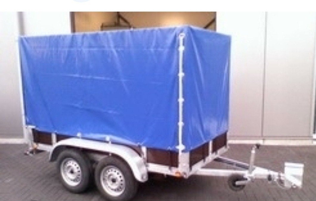 Aanhangwagen met huif te koop., Ophalen