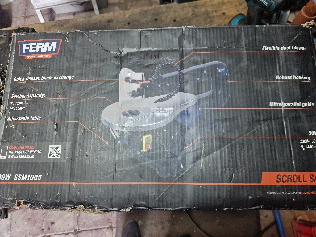 figuurzaag, Doe-het-zelf en Bouw, Ophalen, 600 tot 1200 watt, Zo goed als nieuw, 30 tot 70 mm