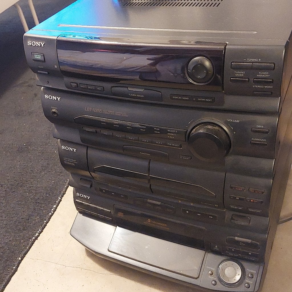 Chaîne Hi-Fi Vintage Sony LBT-N355 (HCD-N355), TV, Hi-fi & Vidéo, Enlèvement, Sony