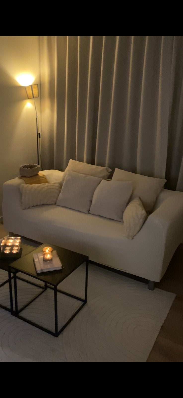 Zetel ikea, Huis en Inrichting, Ophalen, Gebruikt, Stof