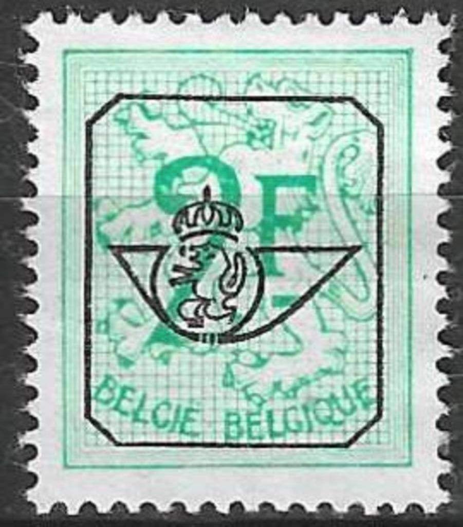 Belgique 1967/1975 - OBP 792pre - Empreinte G - 2 F. (ZG), Envoi, Non oblitéré, Sans gomme