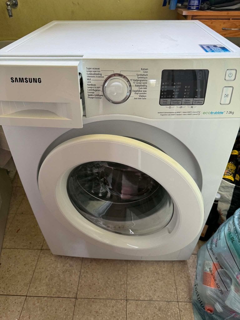 Machine a laver Samsung 7kg, Electroménager, 6 à 8 kg, Chargeur frontal, Utilisé, Classe énergétique A ou plus économe