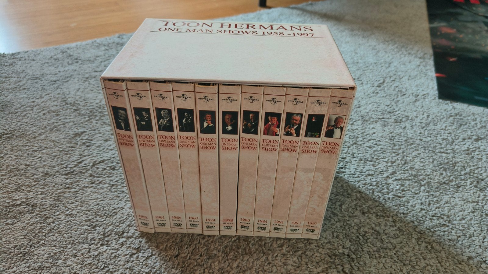 DVD box volledig œuvre zaalshows Toon Hermans, Ophalen, Toon Hermans, Inclusief boekje