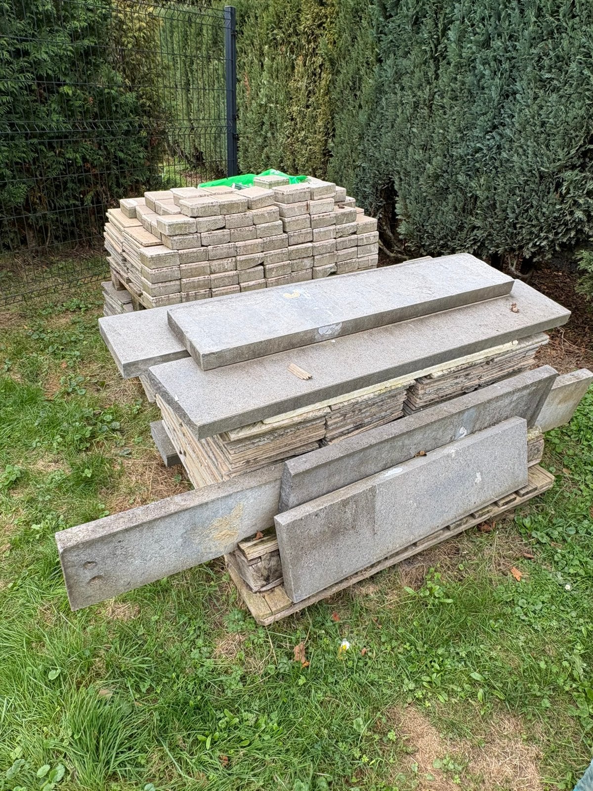 Pierre bleu, carrelage, Bricolage & Construction, Enlèvement, Utilisé