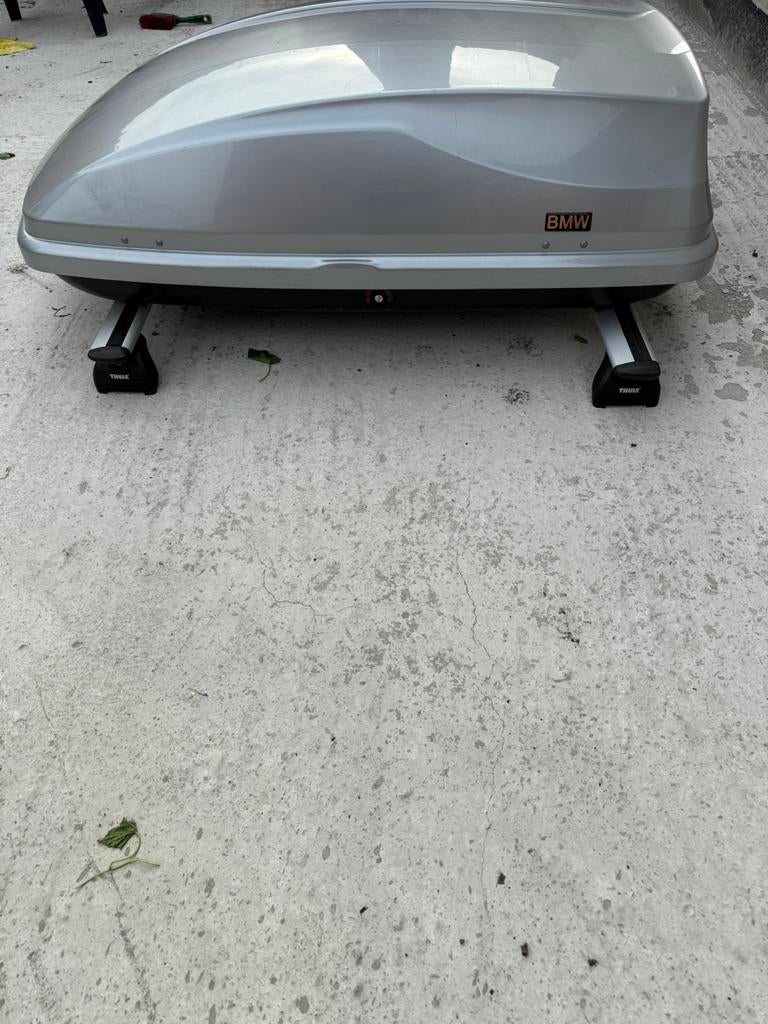 Originele bmw dakkoffer met dakdragers !, Autos : Divers, Coffres de toit, Enlèvement, Comme neuf
