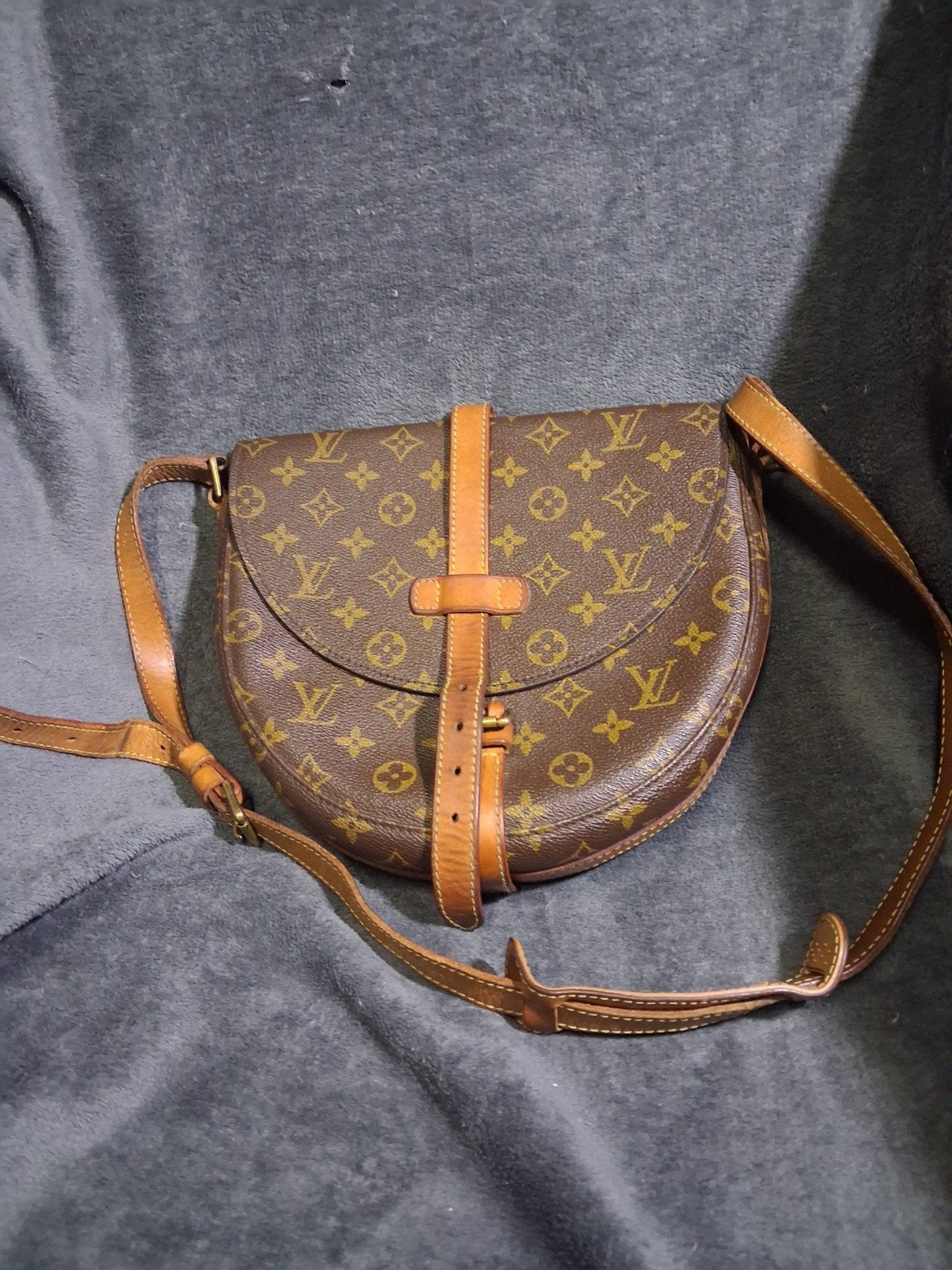 Vintage Louis Vuitton schoudertas monogram canvas, Ophalen