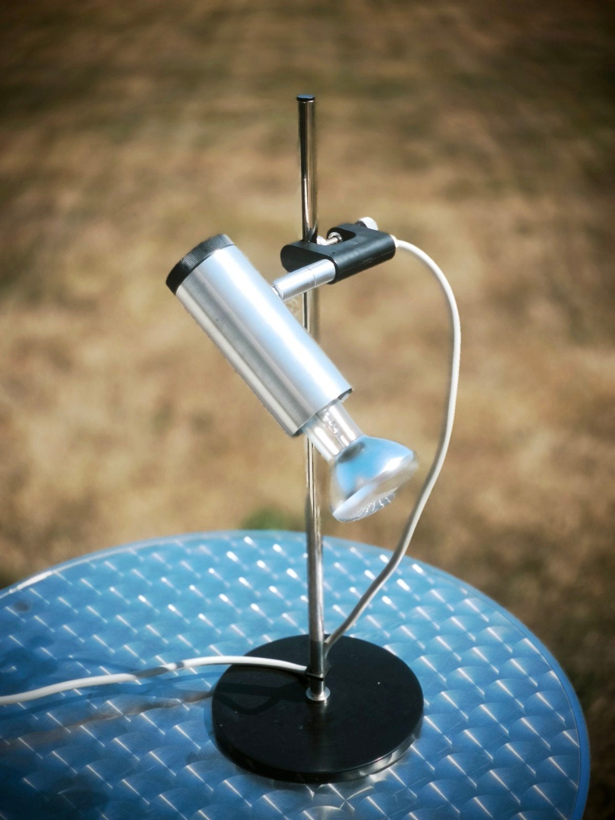 lampe de table Philips CoolBeam, Pays-Bas année 1970s, Enlèvement ou Envoi, Lampe de bureau, Gris, E27 (grand)