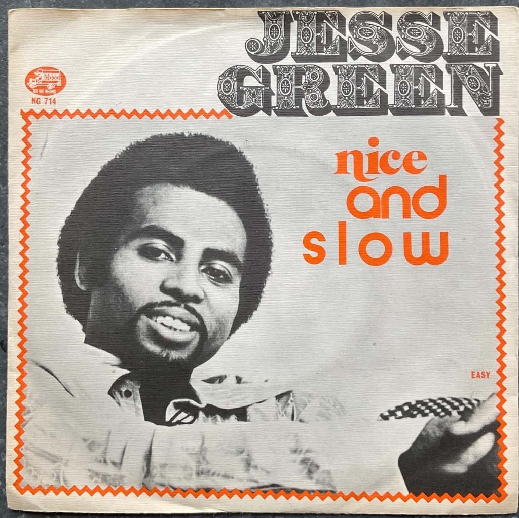 Jesse Green "Nice and Slow", CD & DVD, Enlèvement ou Envoi, 7 inch, Comme neuf, Autres genres