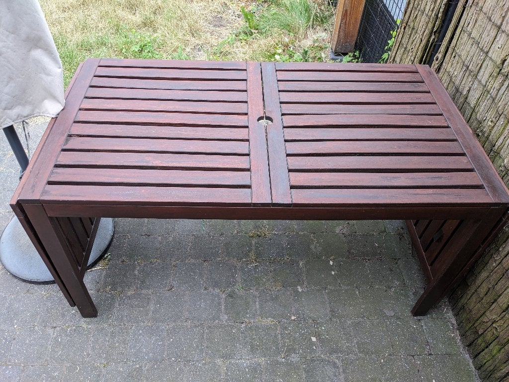 IKEA ÄPPLARÖ tuintafel, Ophalen, Gebruikt, Rechthoekig, Hout