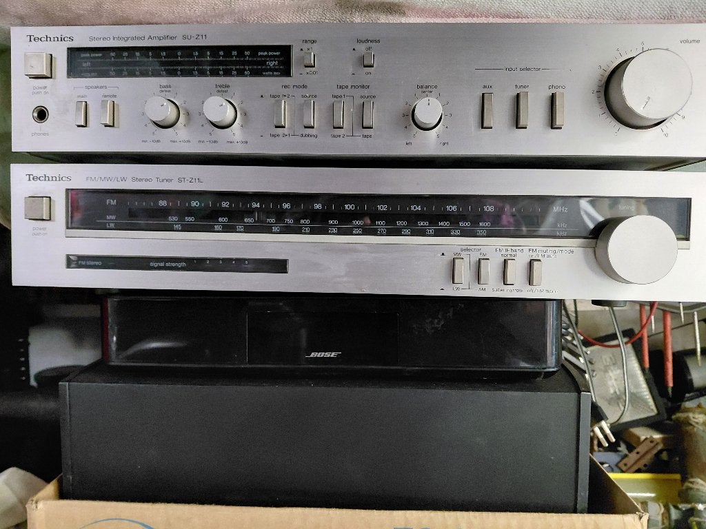 Technics versterker + tuner, Audio, Tv en Foto, Versterkers en Ontvangers, Gebruikt, Ophalen, Overige merken, Minder dan 60 watt