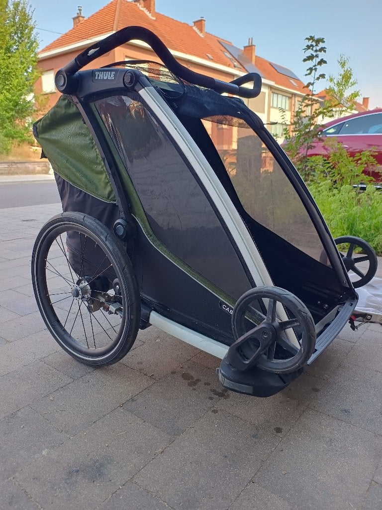 Fietskar / Wandelkar Thule Chariot Cab 2, Ophalen, Gebruikt, Vering, 40 tot 60 kg