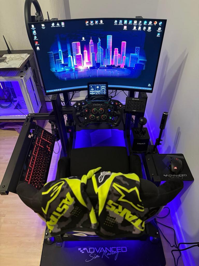 Sim racing setup, Verzenden, Zo goed als nieuw