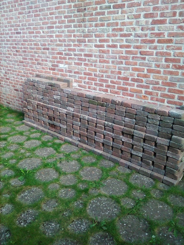 betontegels, Ophalen, Klinkers, Nieuw, Minder dan 5 m²