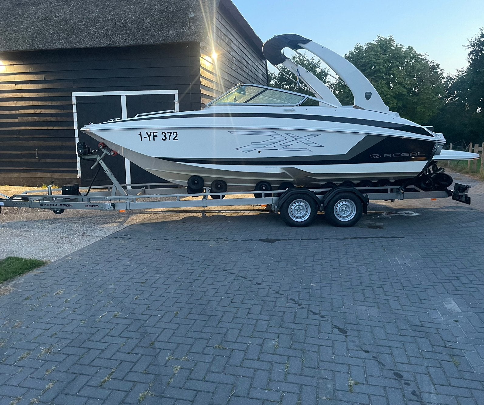 Regal Fasdeck 24 RX, 5.7L 350 MAG Mercruiser Duoprop, Sports nautiques & Bateaux, Speedboat, Regal, Enlèvement, Utilisé, Polyester