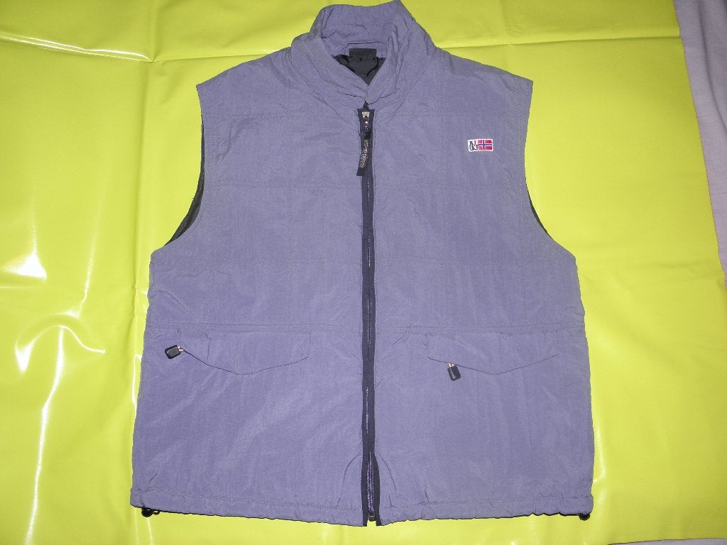 Napapijri bodywarmer grijs Large, Kleding | Heren, Bodywarmers, Maat 52/54 (L), Verzenden, Zo goed als nieuw, Napapijri