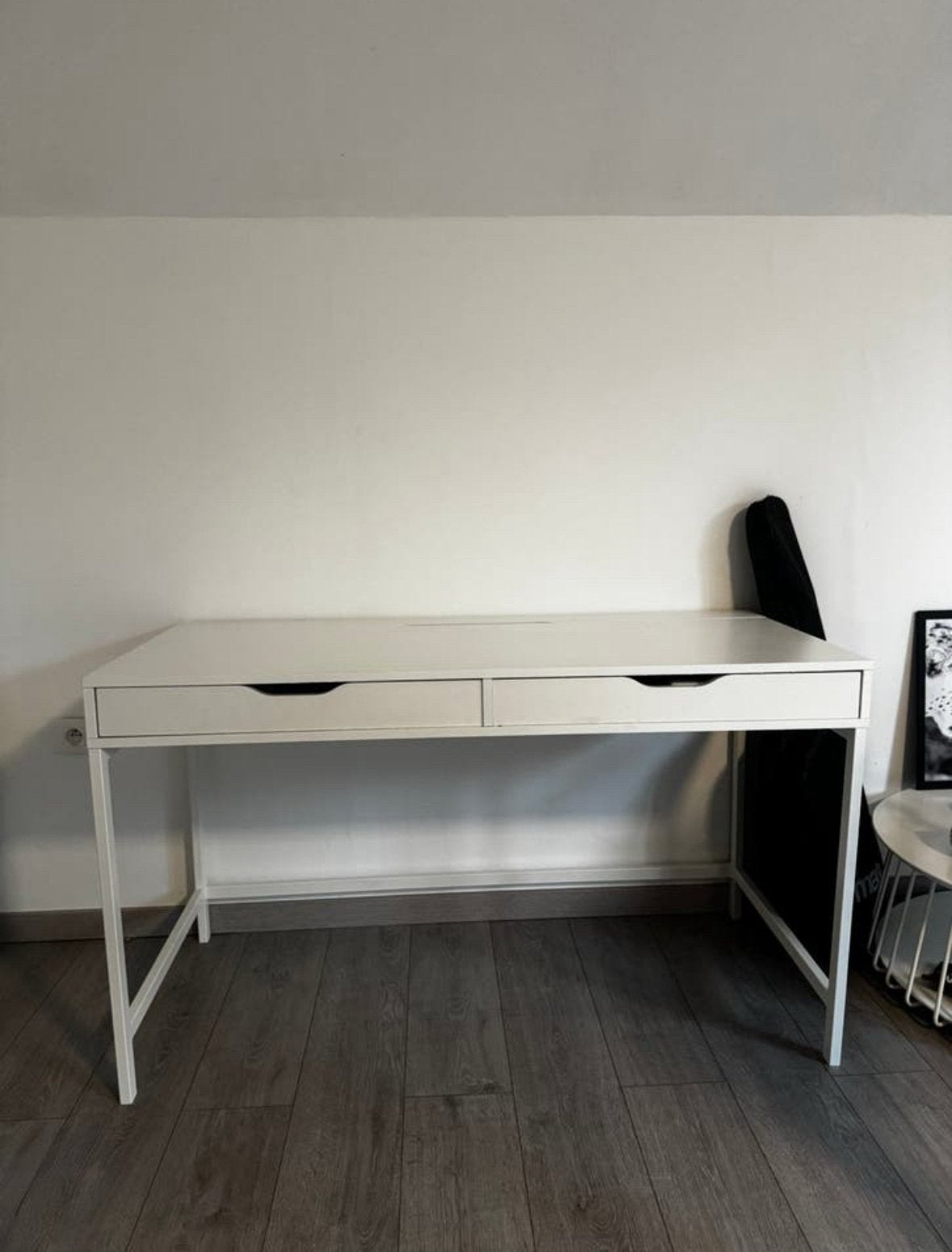 Bureau ALEX, blanc, 132x58 cm, Enlèvement, Comme neuf, Blanc