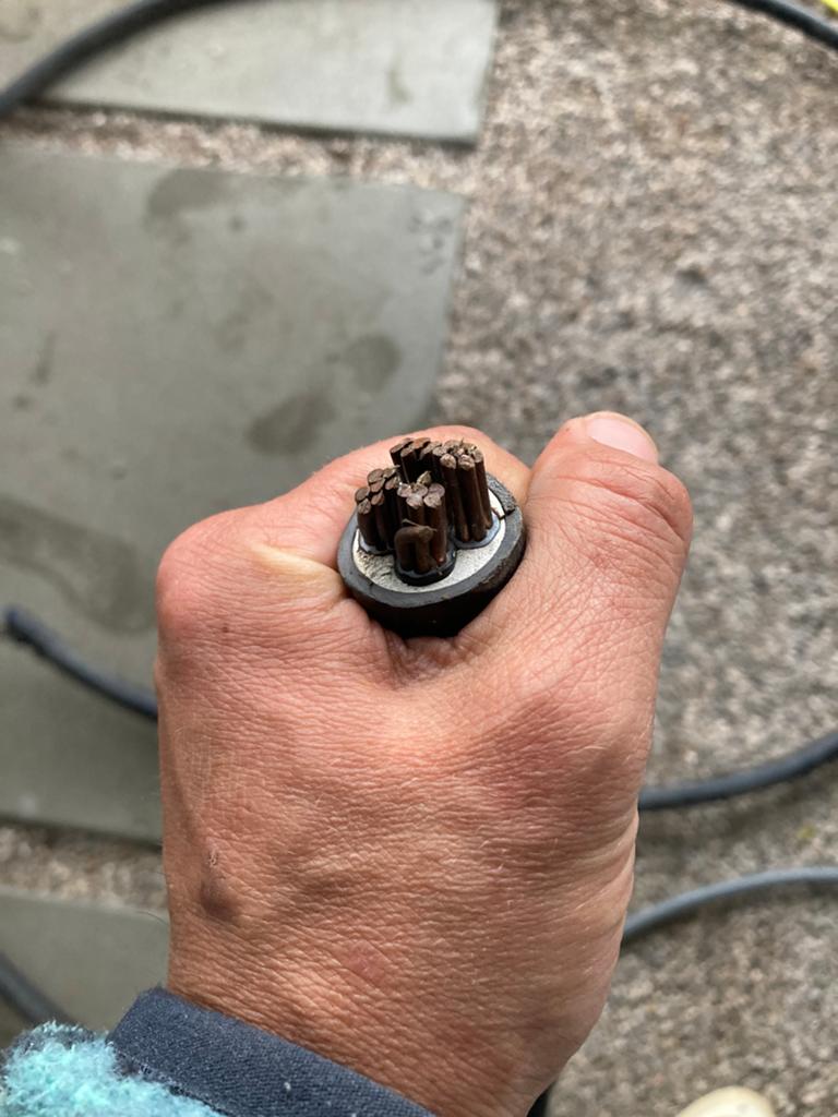 5,2 meter EXVB 4x25, Ophalen, Zo goed als nieuw, Kabel of Snoer