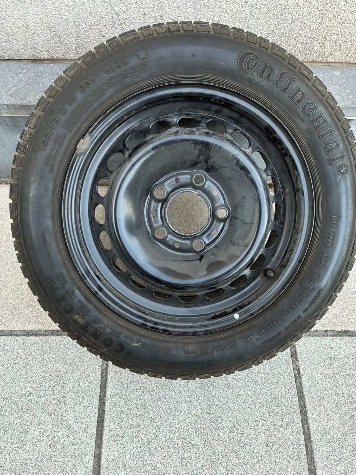 BMW velg 6x15 met band 185/65/15, Auto-onderdelen, Ophalen, 15 inch, Nieuw, 185 mm