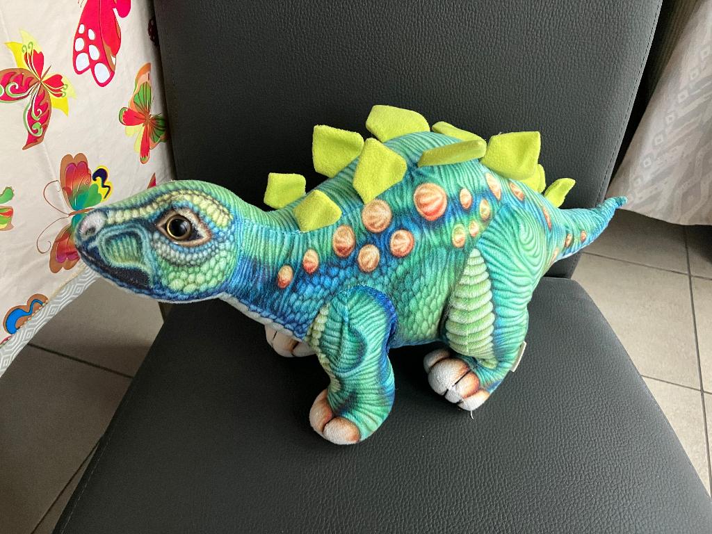 Mooie Dinosaurus knuffel ( Dino ) Stegosaurus, Kinderen en Baby's, Speelgoed | Knuffels en Pluche, Ophalen of Verzenden, Dinosaurus