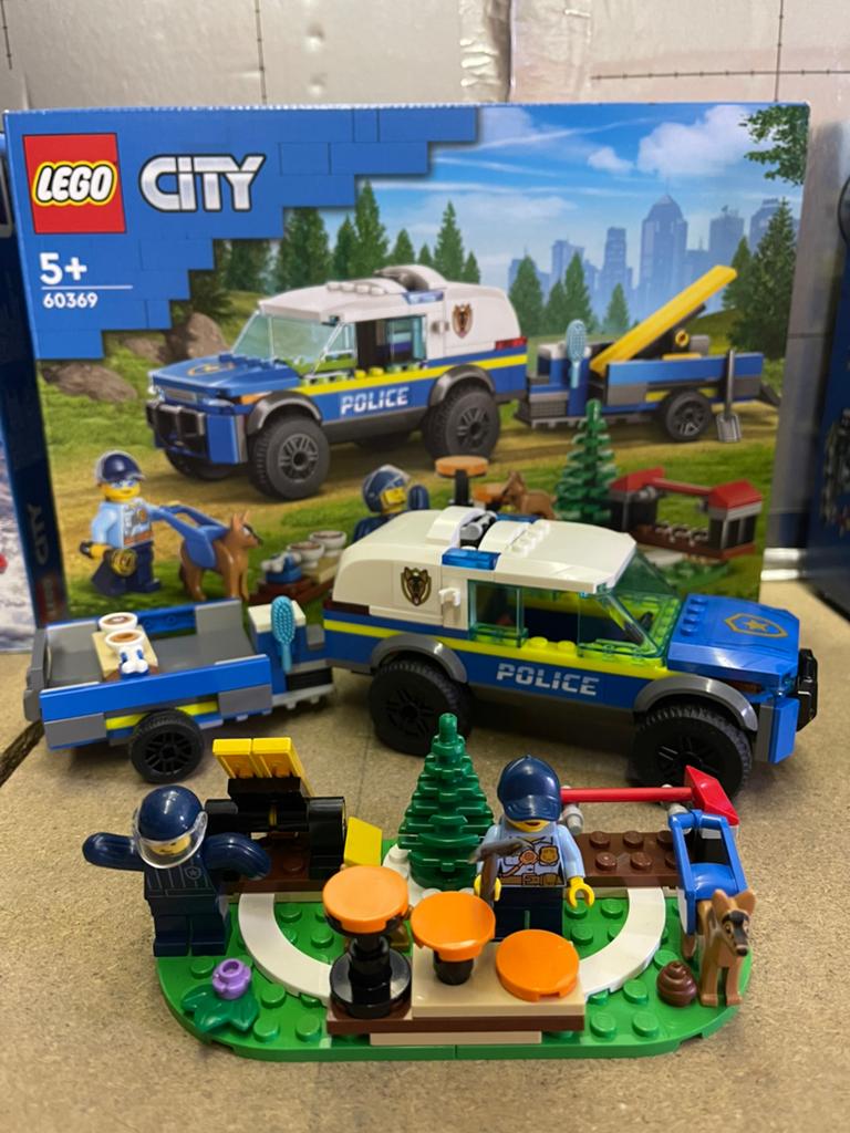 Lego 60369 Mobiele training voor politiehonden, Ophalen of Verzenden, Zo goed als nieuw, Compleet, Lego