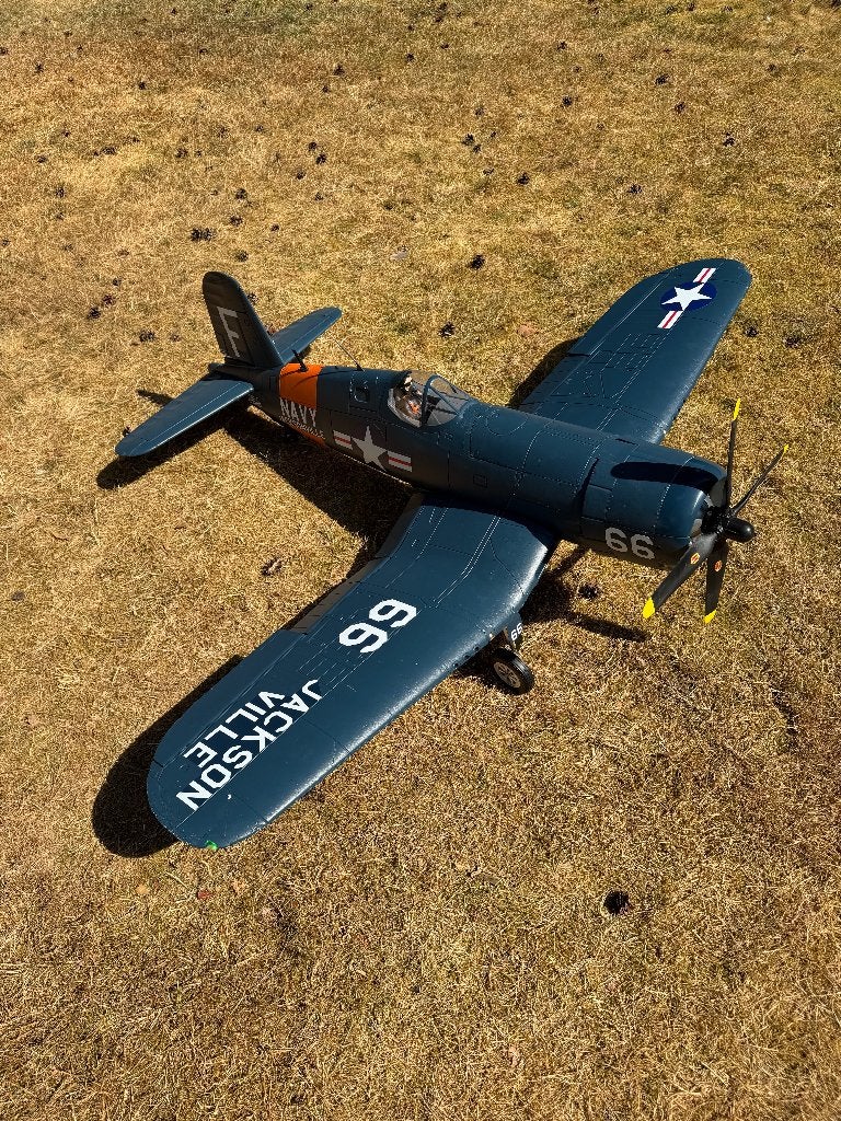 RC vliegtuig FMS Corsair 1700mm, Ophalen, Gebruikt, Elektro