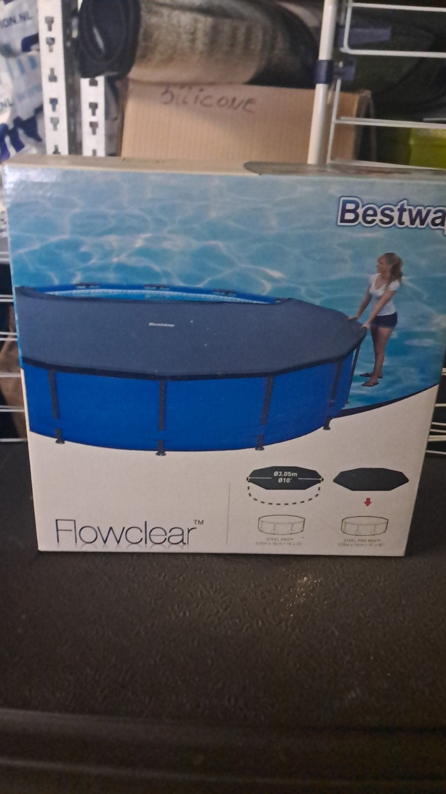 nouvelle couverture de piscine, Enlèvement