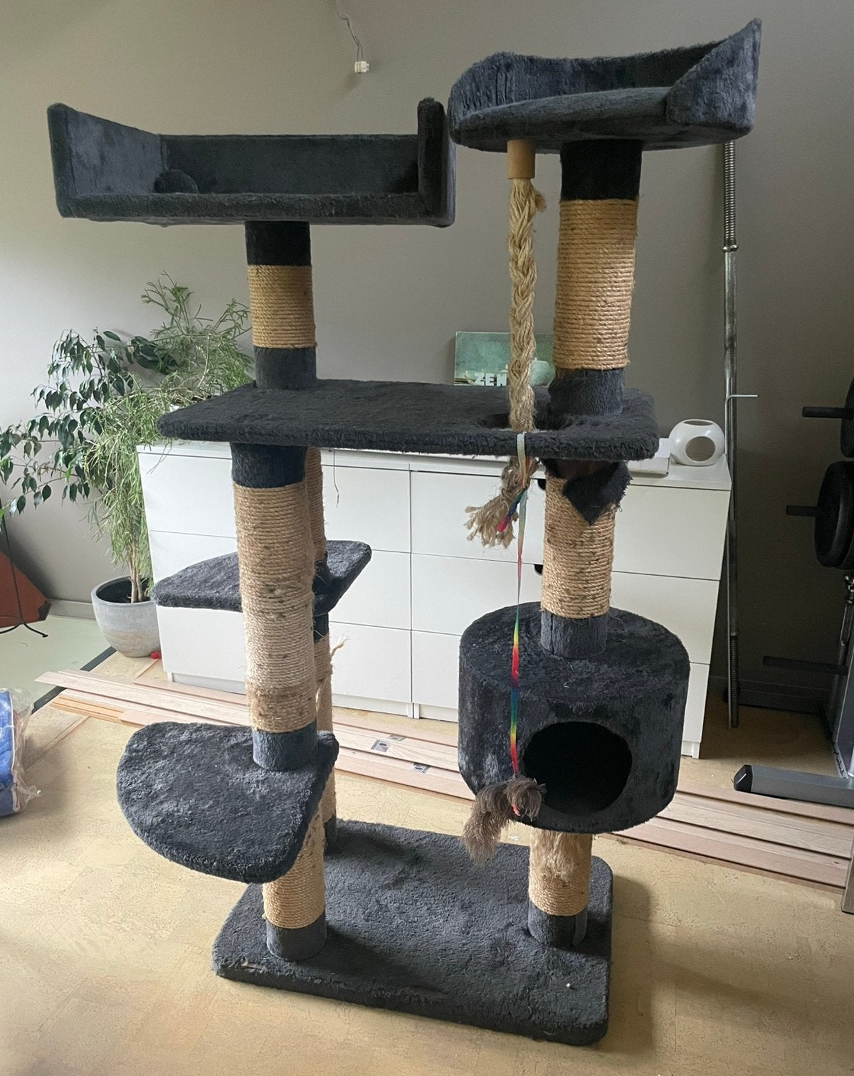 Krabpaal 1m60 hoog, Animaux & Accessoires, Meubles griffoirs pour chats, Enlèvement, Griffoir