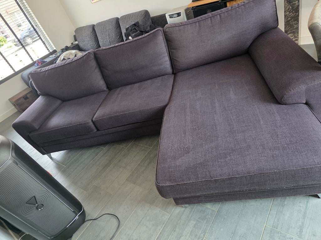Zwarte hoekbank 295x190, Enlèvement