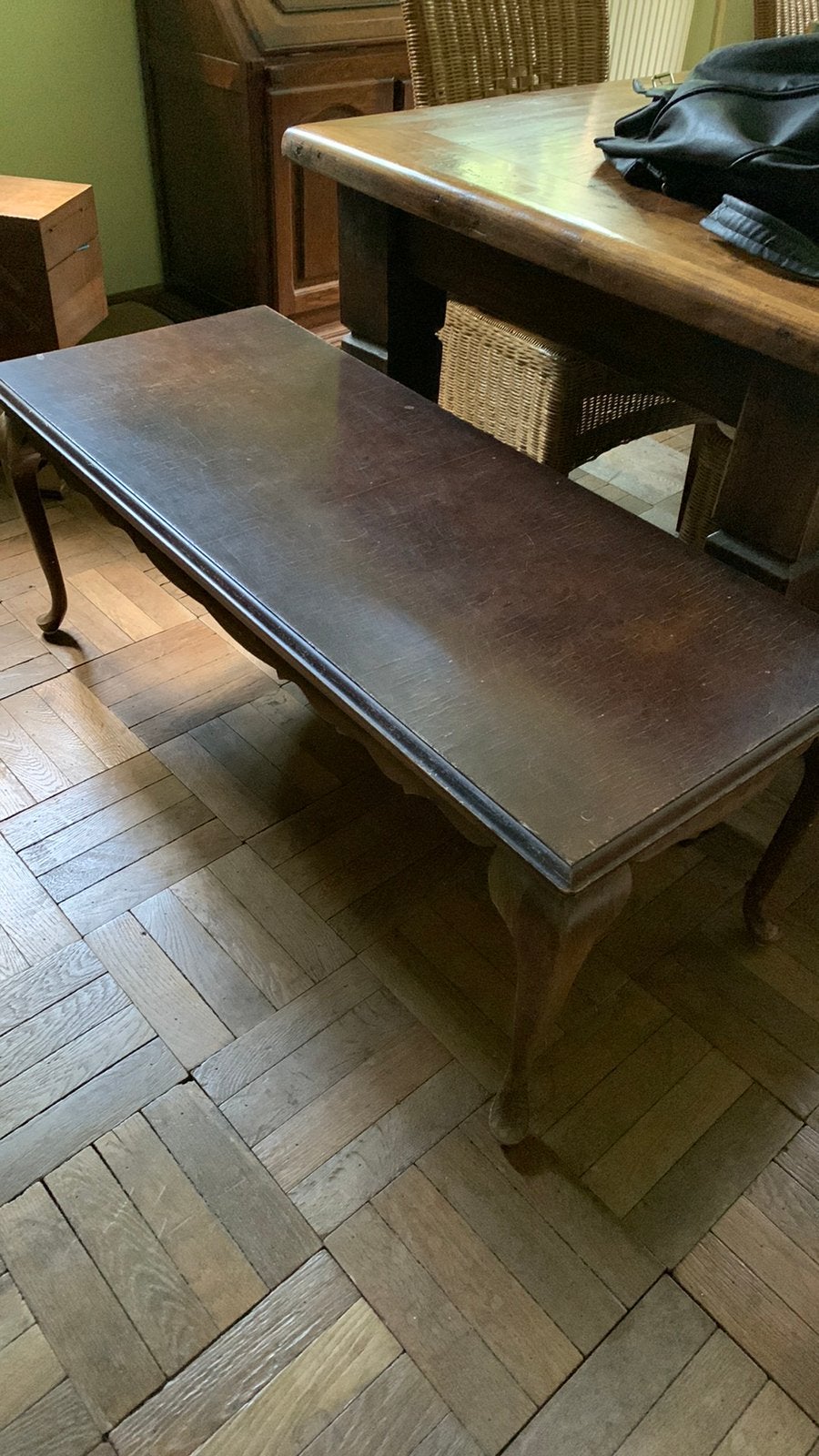 Table basse ancienne., Enlèvement