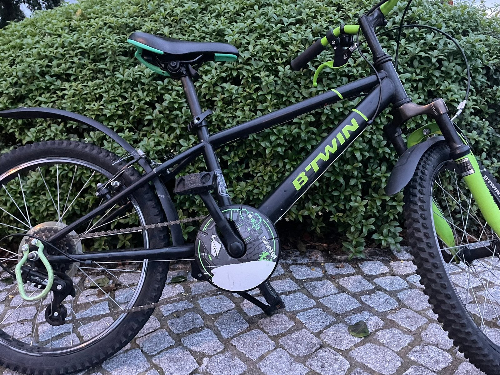 Kinderfiets 5/6/7/8 jaar zwart, Ophalen, Gebruikt, Schijfrem, 16 tot 20 inch