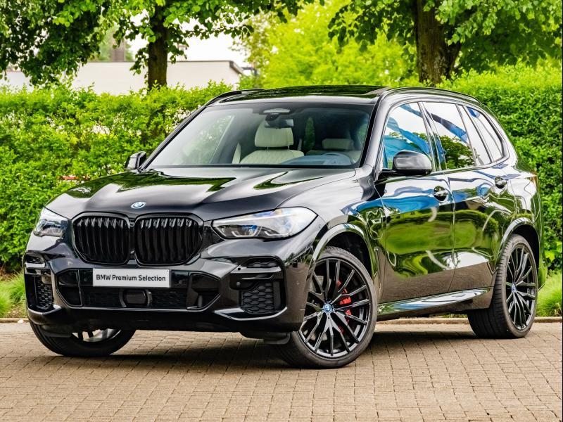 BMW Serie X X5 xDrive45e/M-Sport/Bowers&Wilkins/Pano/Towbar, Automaat, Zwart, 5 deurs, Hybride Elektrisch/Benzine