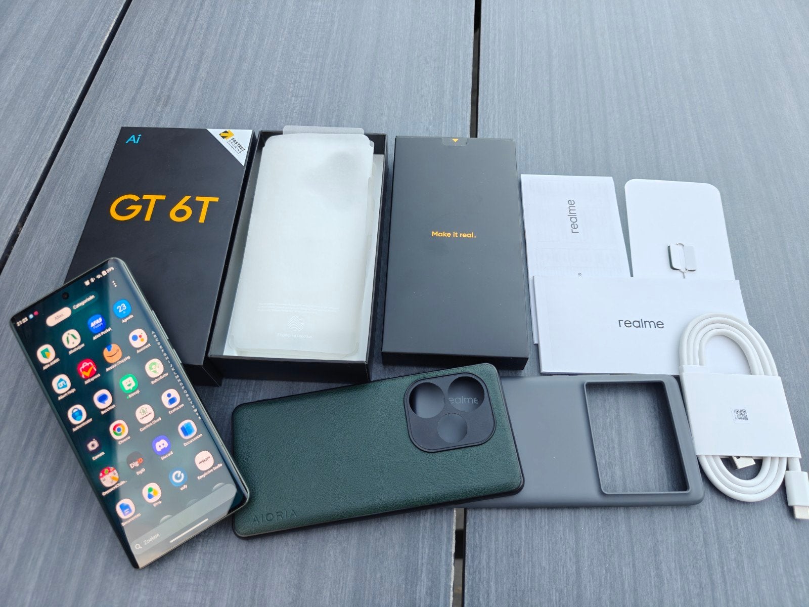 Realme GT 6T - 256 Go - Complet et en bon état, Enlèvement ou Envoi