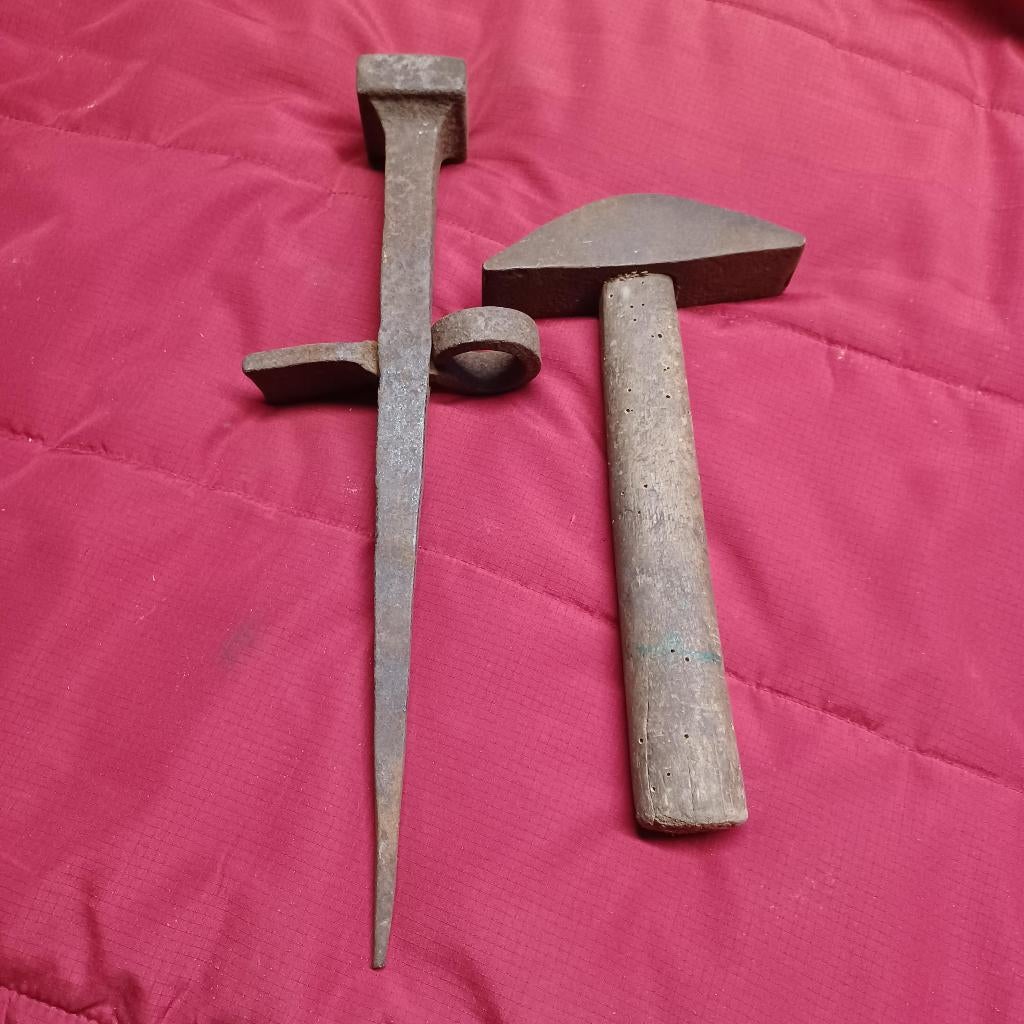 haarspit met hamer, Antiek en Kunst, Antiek | Gereedschap en Instrumenten, Ophalen