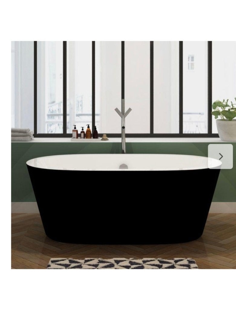 Baignoire Noire Design á poser neuve, Bricolage & Construction, Enlèvement, Neuf, Baignoire