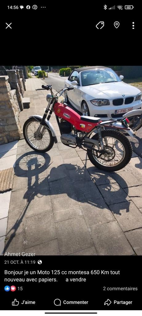 Montesa 125 cc, Enlèvement