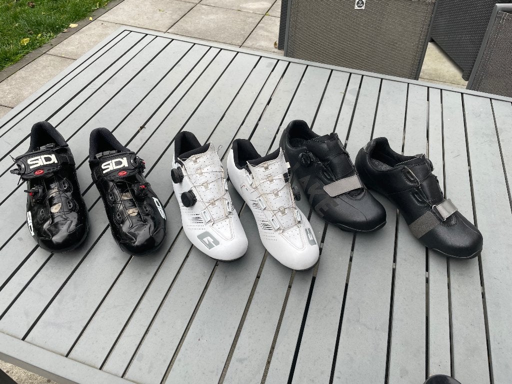 Chaussures vélo (Sidi, gaerne, Lake), Vélos & Vélomoteurs, Enlèvement ou Envoi, Utilisé, L, Chaussures