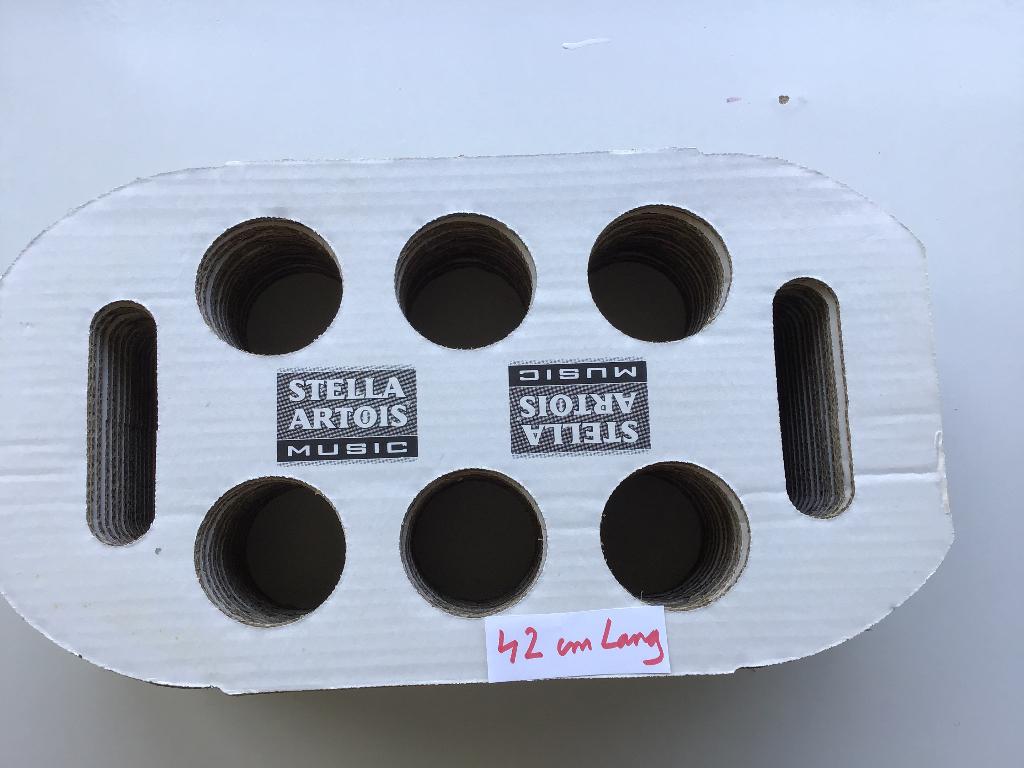14 draagtrays in karton van Stella Artois en meer, Verzamelen, Biermerken, Ophalen of Verzenden, Zo goed als nieuw, Stella Artois