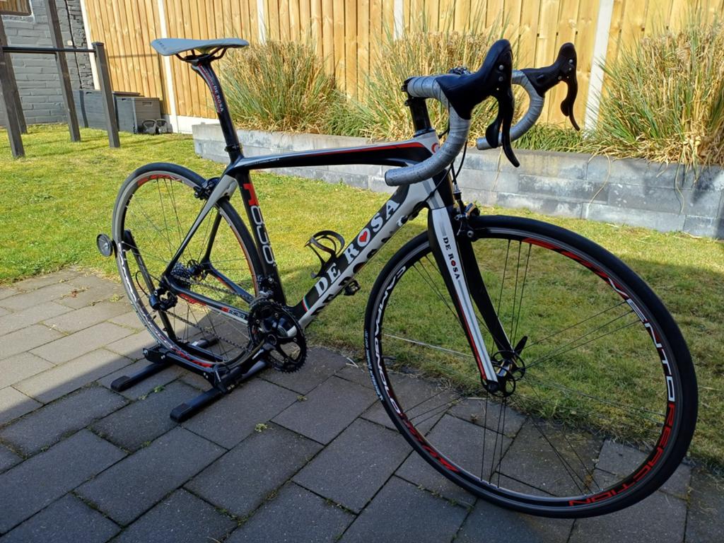 De Rosa R838 Campagnolo zeer nette staat!, 28 inch, Gebruikt, Carbon, Velgrem