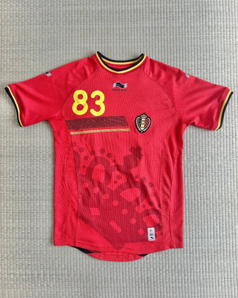 Maillot officiel des Diables Rouges floqué Nicolas 83 L, Collections, Enlèvement, Comme neuf, Maillot