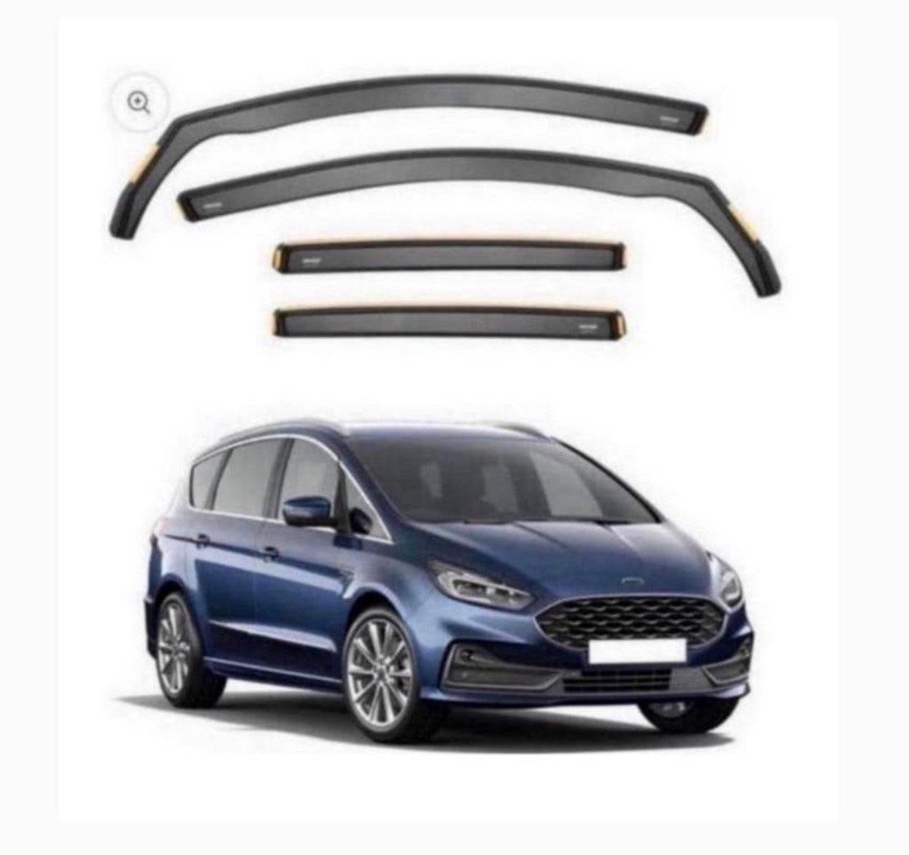 Bandeau de fenêtre pour Ford S-Max MK2 2016-2024, 5 portes, Enlèvement ou Envoi