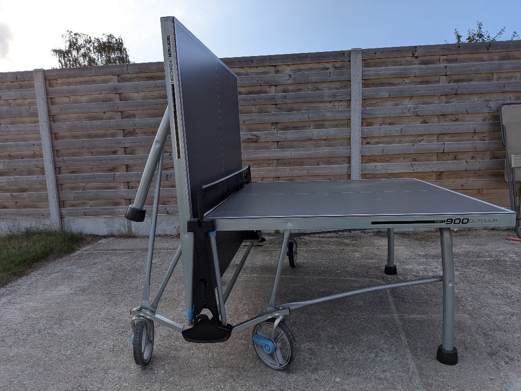 Pingpongtafel, Ophalen, Zo goed als nieuw, Tafel Outdoor, Inklapbaar