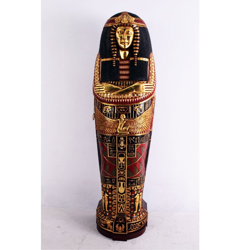 Egyptian Cabinet Sarcophagus beeld – Sarcofaag 192cm, Ophalen, Nieuw