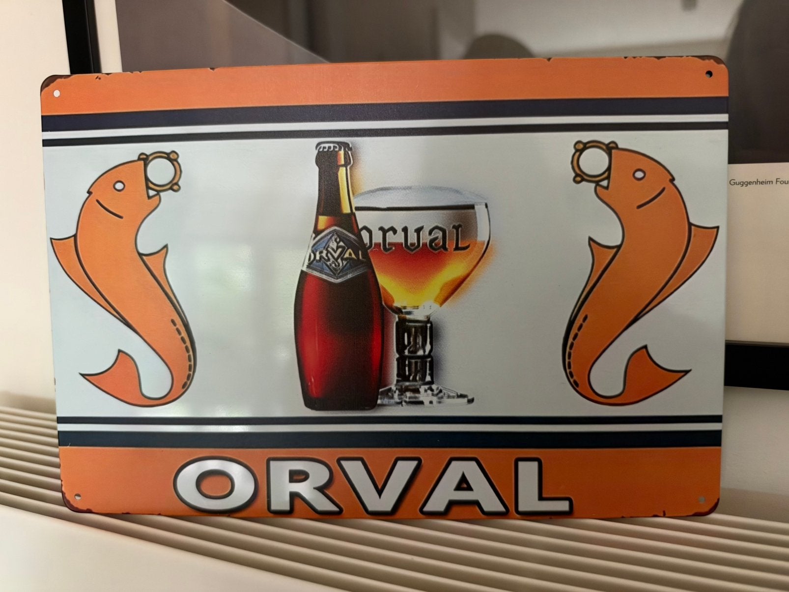 Panneau d'affichage en métal Orval, Enlèvement ou Envoi, Neuf, Panneau publicitaire