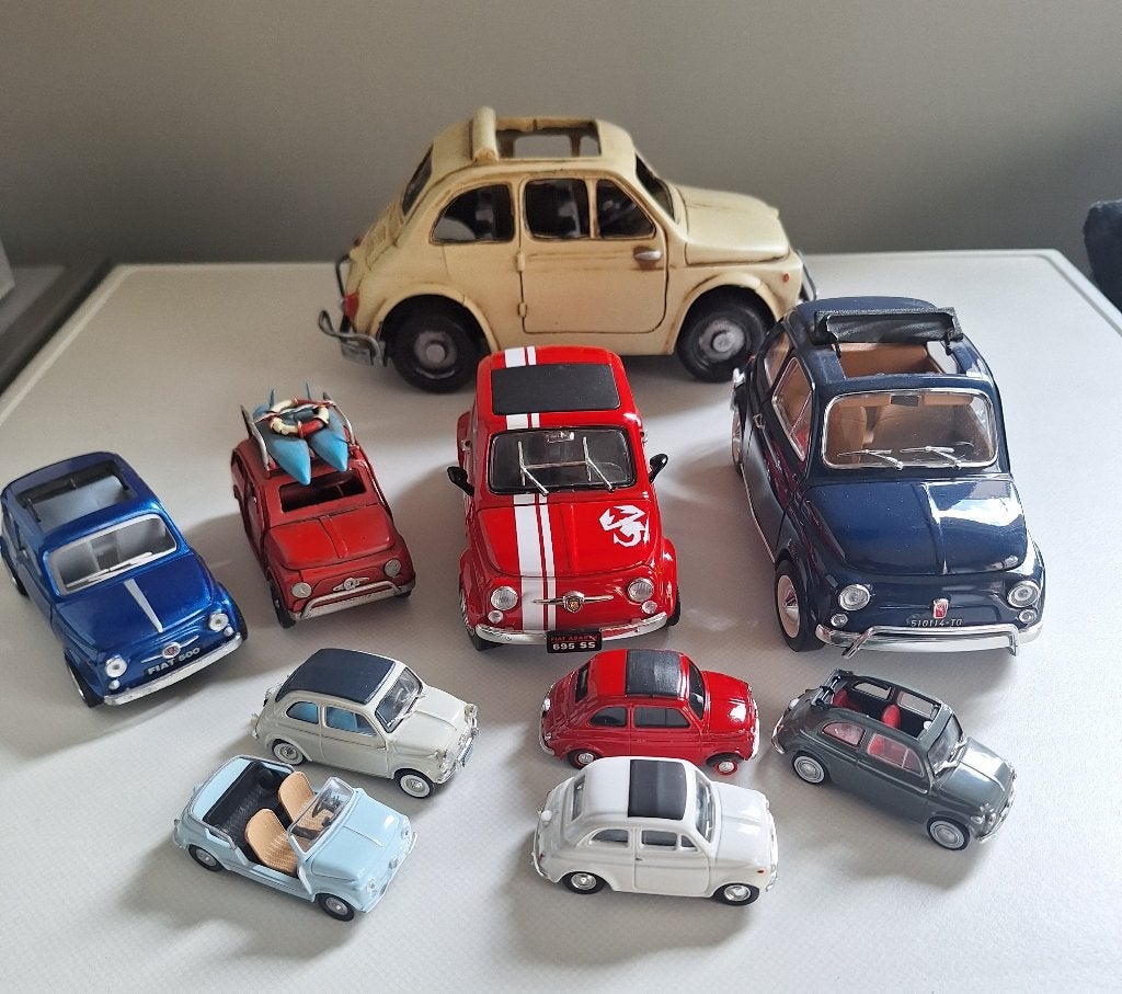 Fiat 500 miniatuur collectie, Enlèvement ou Envoi, Utilisé, Voiture